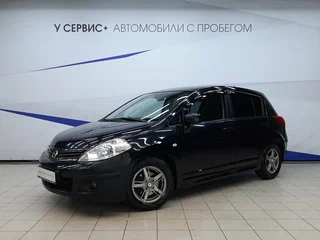 2010 Nissan Tiida I Рестайлинг, чёрный, 659000 рублей, вид 1