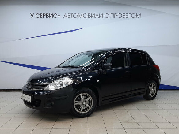 2010 Nissan Tiida I Рестайлинг, чёрный
