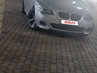 2007 BMW 5 серии 535xi V (E60/E61) Рестайлинг, серебристый, 1400000 рублей, вид 2