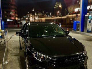 2024 Lada (ВАЗ) Vesta I Рестайлинг (NG), чёрный, 1450000 рублей, вид 2