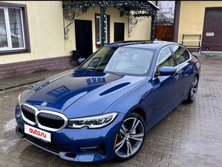 2021 BMW 3 серии 330i VII (G2x), синий, 3400000 рублей, вид 2