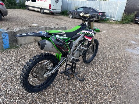 2018 Kawasaki KX 450, зелёный, 400000 рублей, вид 1