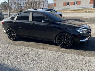 2024 Lada (ВАЗ) Vesta I Рестайлинг (NG), чёрный, 1300000 рублей, вид 4