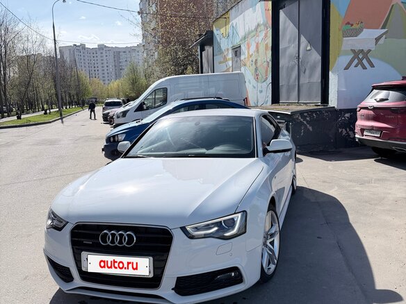2015 Audi A5 I (8T) Рестайлинг, белый, 2550000 рублей - вид 1