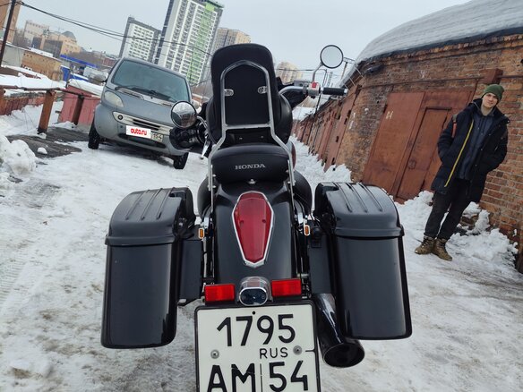 2006 Honda Shadow 750, чёрный, 620000 рублей - вид 3