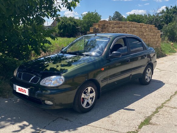 2006 Daewoo Lanos, зелёный, 350000 рублей - вид 1