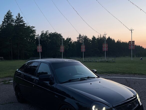 2011 Lada (ВАЗ) Priora I, чёрный, 450000 рублей - вид 4
