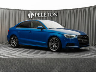 2017 Audi A3 III (8V) Рестайлинг, синий, 1960000 рублей, вид 2