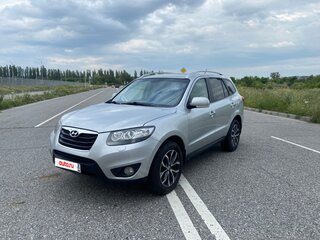 2010 Hyundai Santa Fe II Рестайлинг, серебристый, 1400000 рублей, вид 4