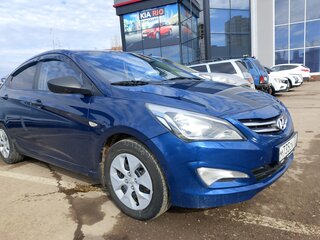 2015 Hyundai Solaris I Рестайлинг, синий, 700000 рублей, вид 1