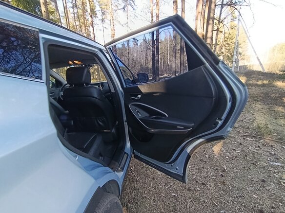 2013 Hyundai Santa Fe III, голубой, 1350000 рублей - вид 9