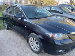 2007 Mazda 3 I (BK) Рестайлинг, чёрный, 215000 рублей, вид 1