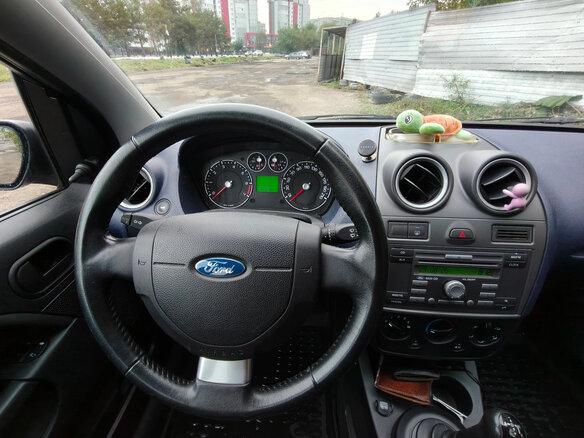 2008 Ford Fiesta Mk5, синий, 490000 рублей - вид 13