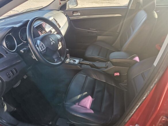 2008 Mitsubishi Lancer X, красный, 800000 рублей - вид 11