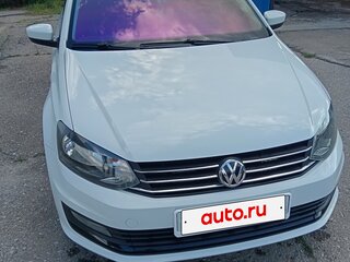 2019 Volkswagen Polo V Рестайлинг, белый, 1300000 рублей, вид 1