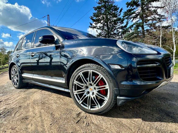2008 Porsche Cayenne Turbo S I Рестайлинг (957), чёрный, 1950000 рублей - вид 13