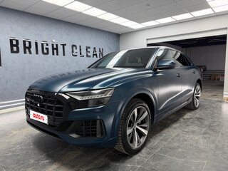 2018 Audi Q8 55 TFSI I (4M), синий, 4850000 рублей, вид 1