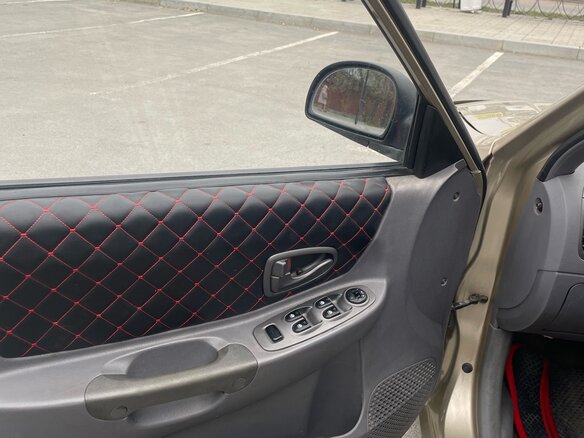 2004 Hyundai Accent ТагАЗ II, бежевый, 265000 рублей - вид 9