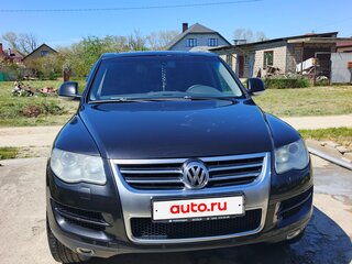 2007 Volkswagen Touareg I Рестайлинг, чёрный, 1200000 рублей, вид 2