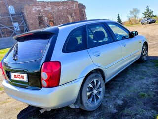 2001 Mazda Familia S-Familia S-Wagon VIII (BJ), серебристый, 350000 рублей, вид 3
