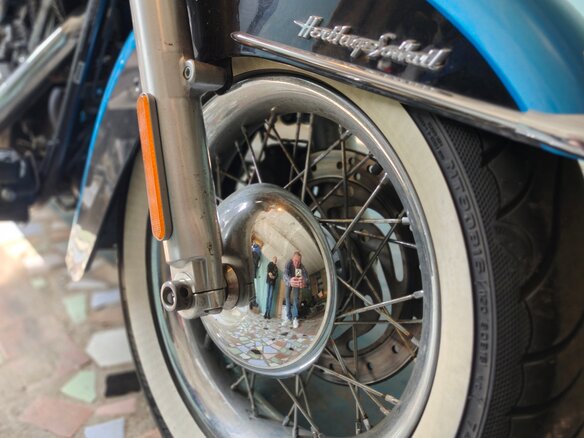 2011 Harley-Davidson Heritage, голубой, 1150000 рублей - вид 16