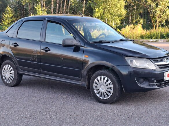 2013 Lada (ВАЗ) Granta I, синий - вид 5
