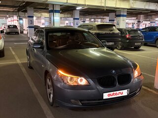 2008 BMW 5 серии 520i V (E60/E61) Рестайлинг, синий, 820000 рублей, вид 1
