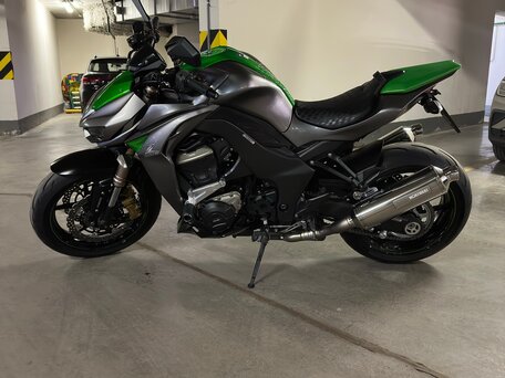 2015 Kawasaki Z 1000, зелёный, 1050000 рублей, вид 5