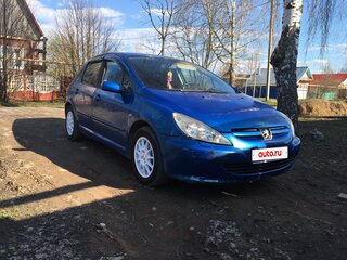 2002 Peugeot 307 I, синий, 250000 рублей, вид 4