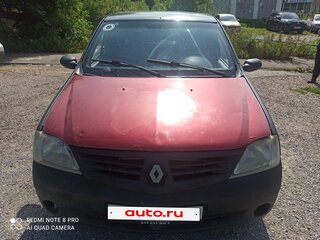 2007 Renault Logan I, серый, 120000 рублей, вид 1
