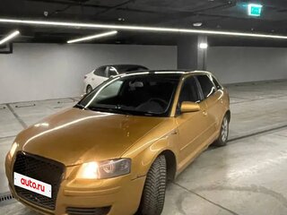 2006 Audi A3 II (8P) Рестайлинг 1, жёлтый, 350000 рублей, вид 1