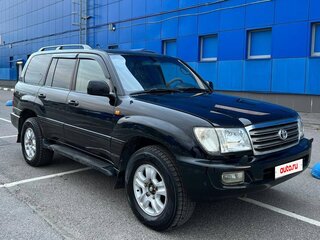 2004 Toyota Land Cruiser 100 Series Рестайлинг 1, чёрный, 2160000 рублей, вид 1