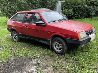 1995 Lada (ВАЗ) 2108, красный, 50000 рублей, вид 1