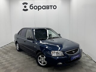 2008 Hyundai Accent ТагАЗ II, синий, 390000 рублей, вид 3
