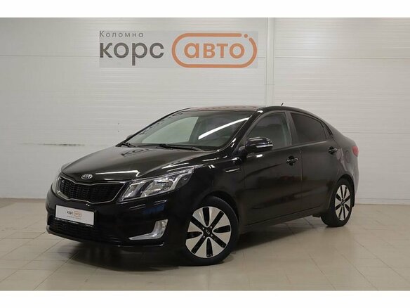 2013 Kia Rio 4-speed III, чёрный