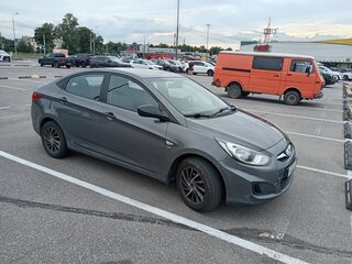 2012 Hyundai Solaris I, серый, 699900 рублей, вид 2