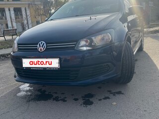 2014 Volkswagen Polo V, синий, 829000 рублей, вид 4