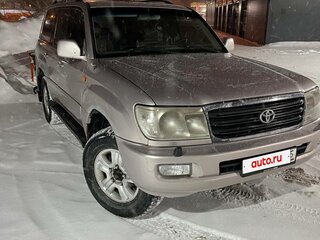 2003 Toyota Land Cruiser 100 Series Рестайлинг 1, серебристый, 1200000 рублей, вид 1