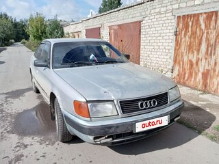 1991 Audi 100 IV (C4), серебристый, 100000 рублей, вид 2