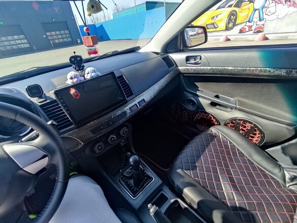 2007 Mitsubishi Lancer X, чёрный, 650000 рублей - вид 6