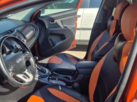 2012 Kia Sportage III, оранжевый, 845000 рублей, вид 4
