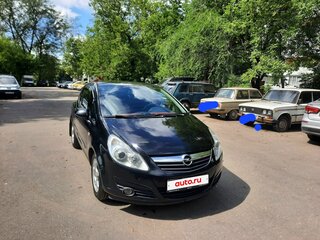 2007 Opel Corsa D, чёрный, 350000 рублей, вид 1