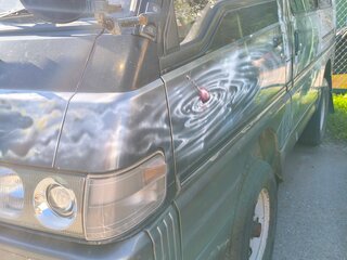 1994 Mitsubishi Delica III, синий, 360000 рублей, вид 4