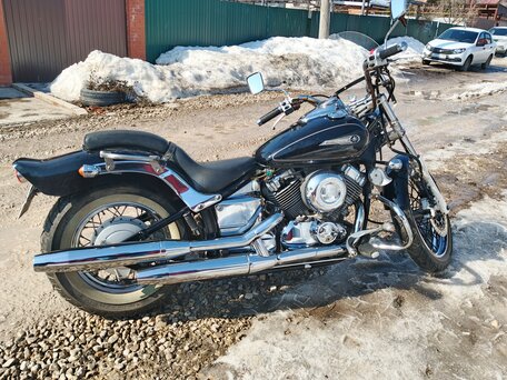 1998 Yamaha XVS400 Drag Star, чёрный, 340000 рублей, вид 5