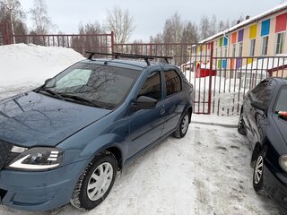 2011 Renault Logan I Рестайлинг, синий, 500000 рублей, вид 1