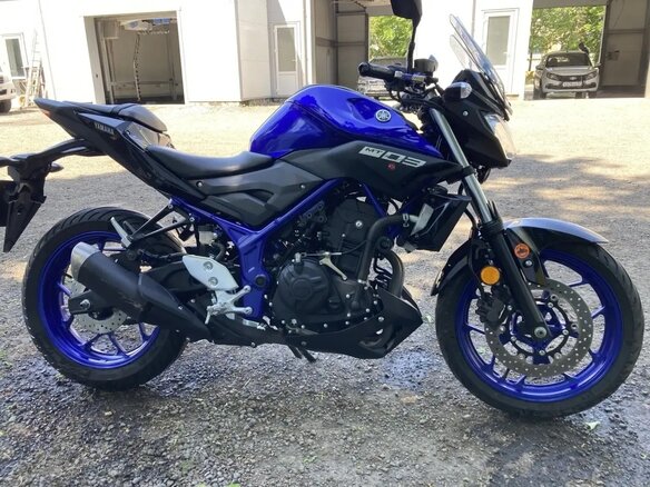 2019 Yamaha MT-03, синий, 470000 рублей - вид 7