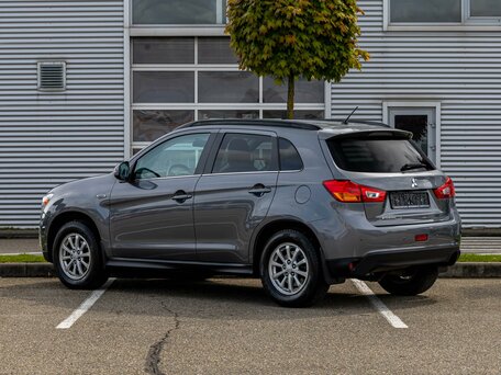 2014 Mitsubishi ASX I Рестайлинг, серый, 925000 рублей, вид 4