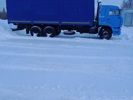 2008 КамАЗ 65117, синий, 1800000 рублей, вид 1