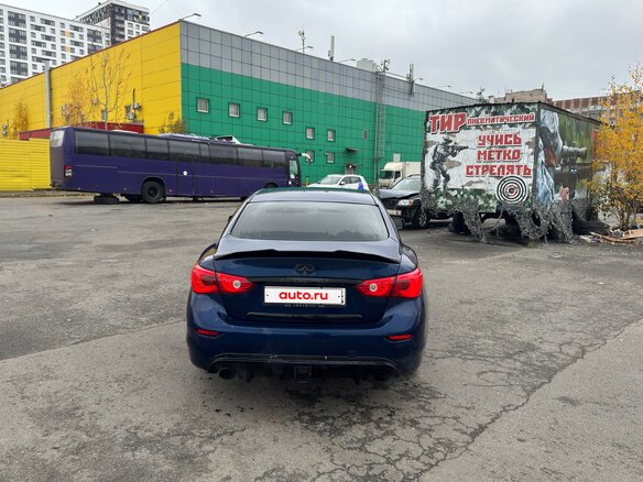 2017 Infiniti Q50 I, синий, 1550000 рублей - вид 6