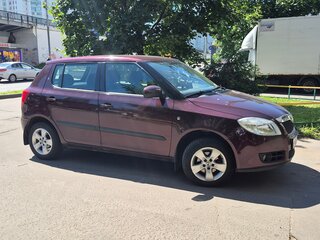 2009 Skoda Fabia II, пурпурный, 620000 рублей, вид 3